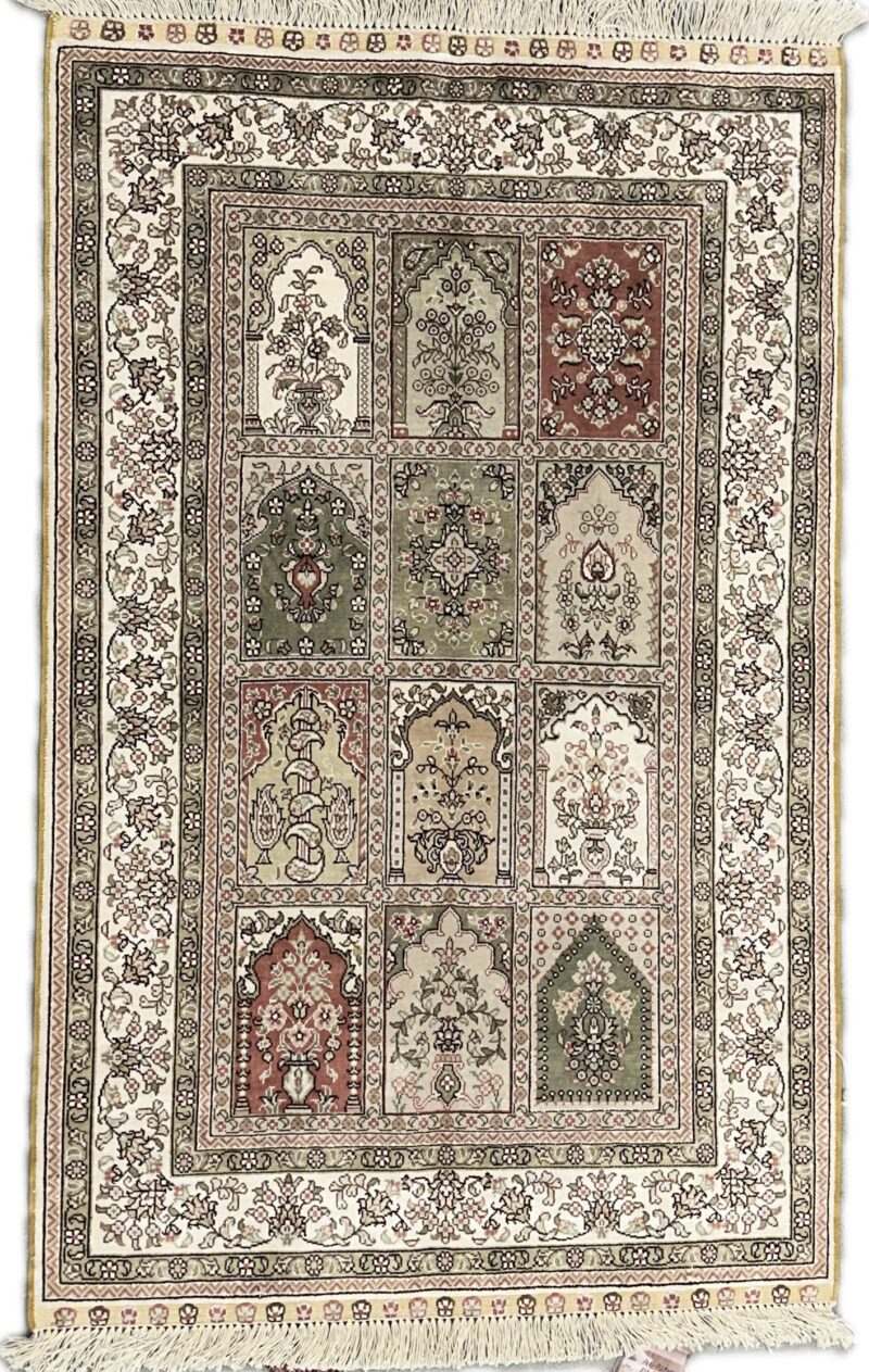 Kaschmir Seide im Kundenauftrag<br>122 x 078